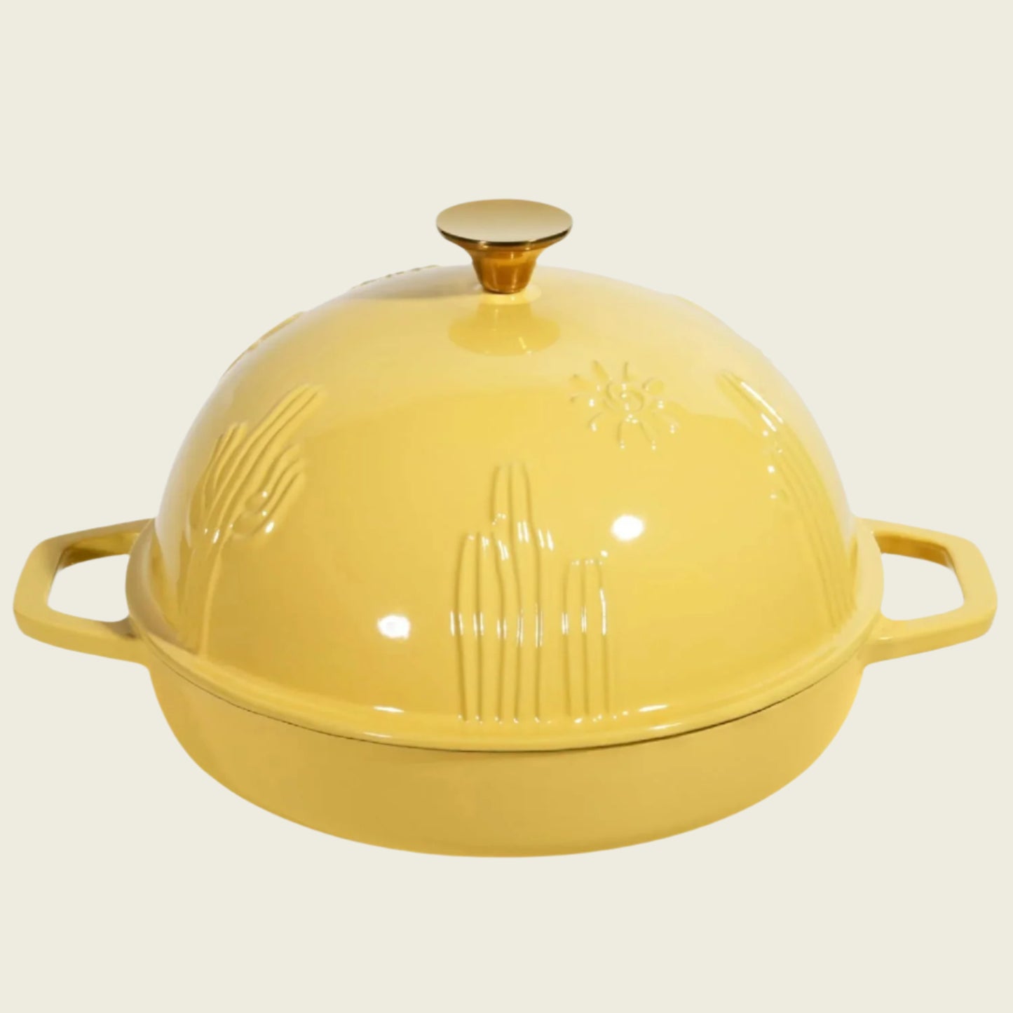 Flavehc Enameled Cast Iron Bread Oven with Cloche Lid