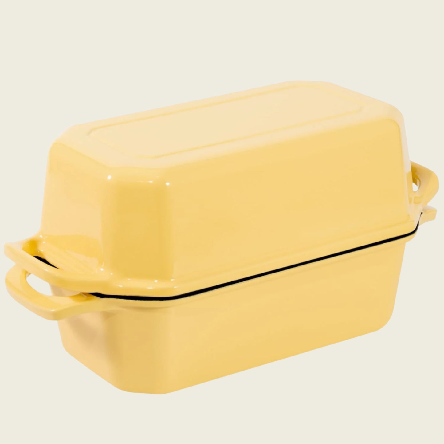 Flavehc 2-Piece Enameled Cast Iron Loaf Pan Set