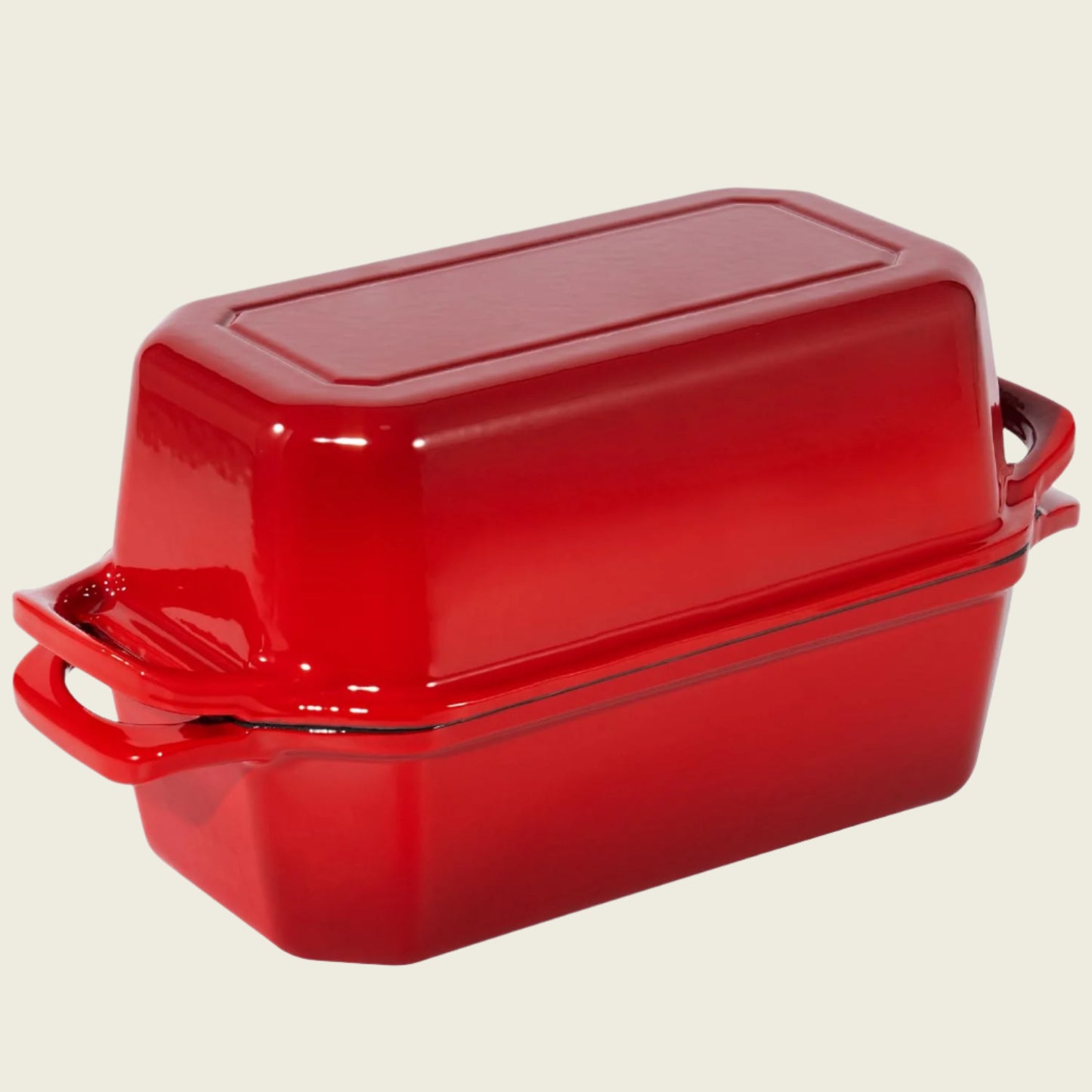Flavehc 2-Piece Enameled Cast Iron Loaf Pan Set