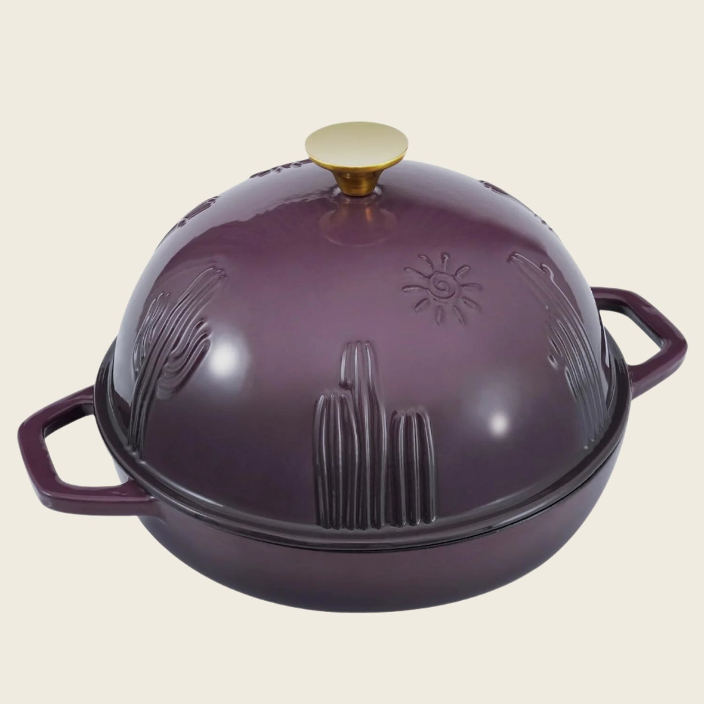 Enameled Cast Iron Bread Oven with Cloche Lid