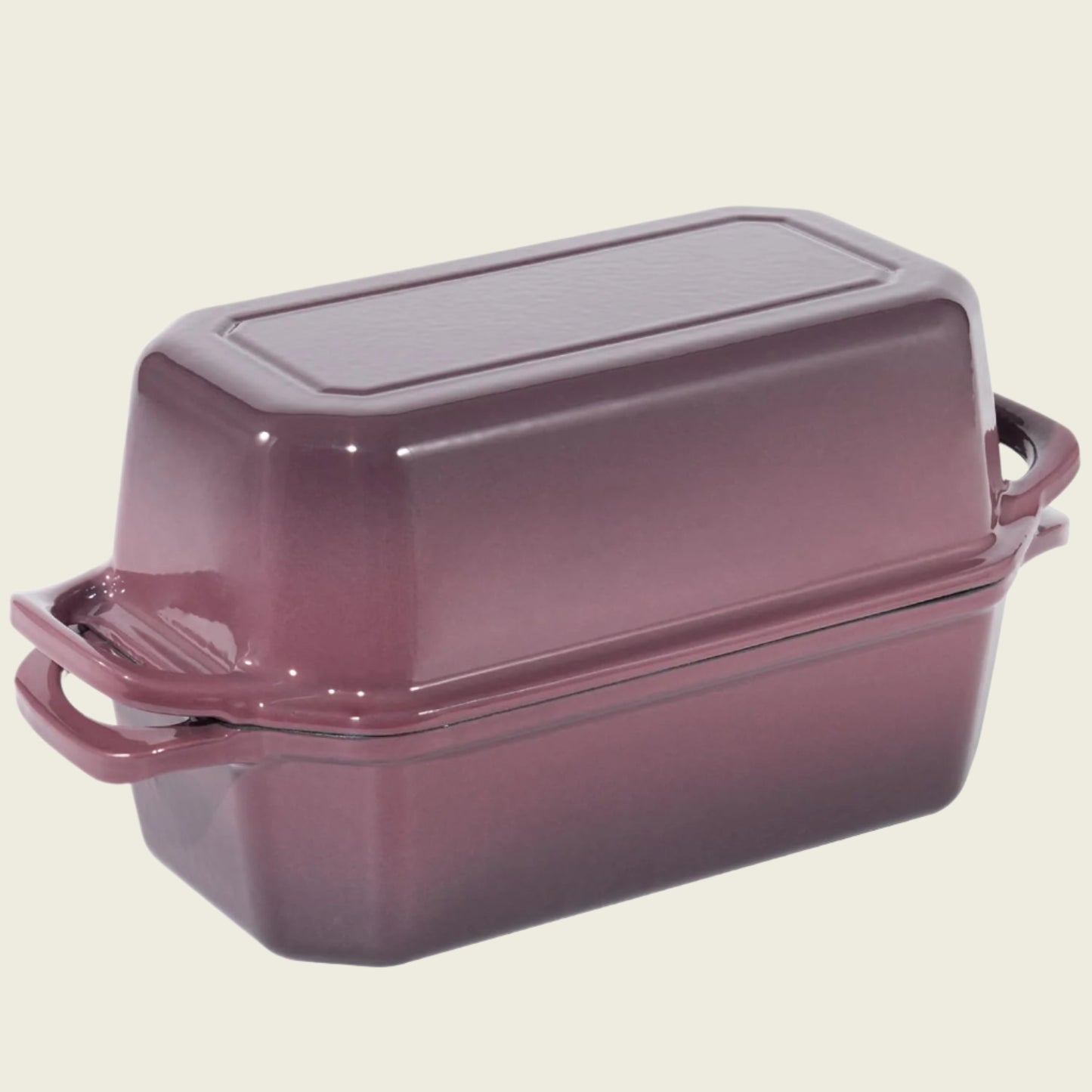 Flavehc 2-Piece Enameled Cast Iron Loaf Pan Set