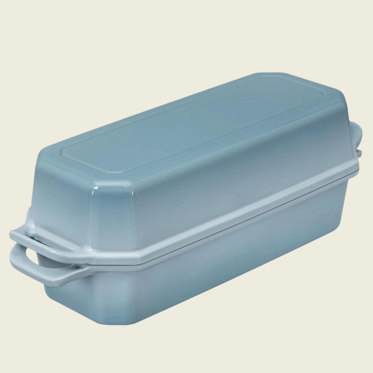 Flavehc 2-Piece Enameled Cast Iron Loaf Pan Set