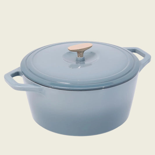 Round Enameled Cast Iron Dutch Oven