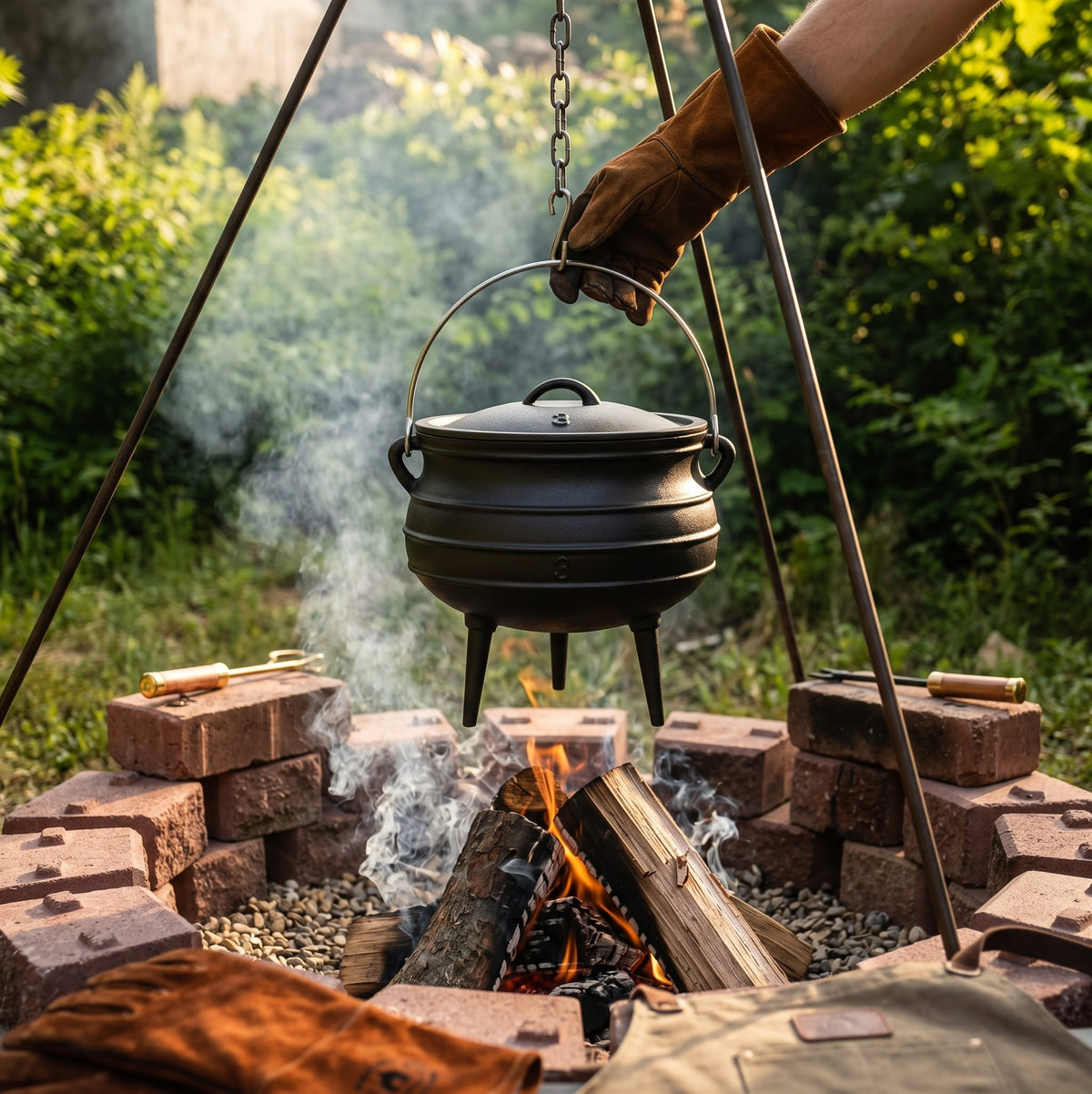 8 qt (Size #3) cast iron potjie