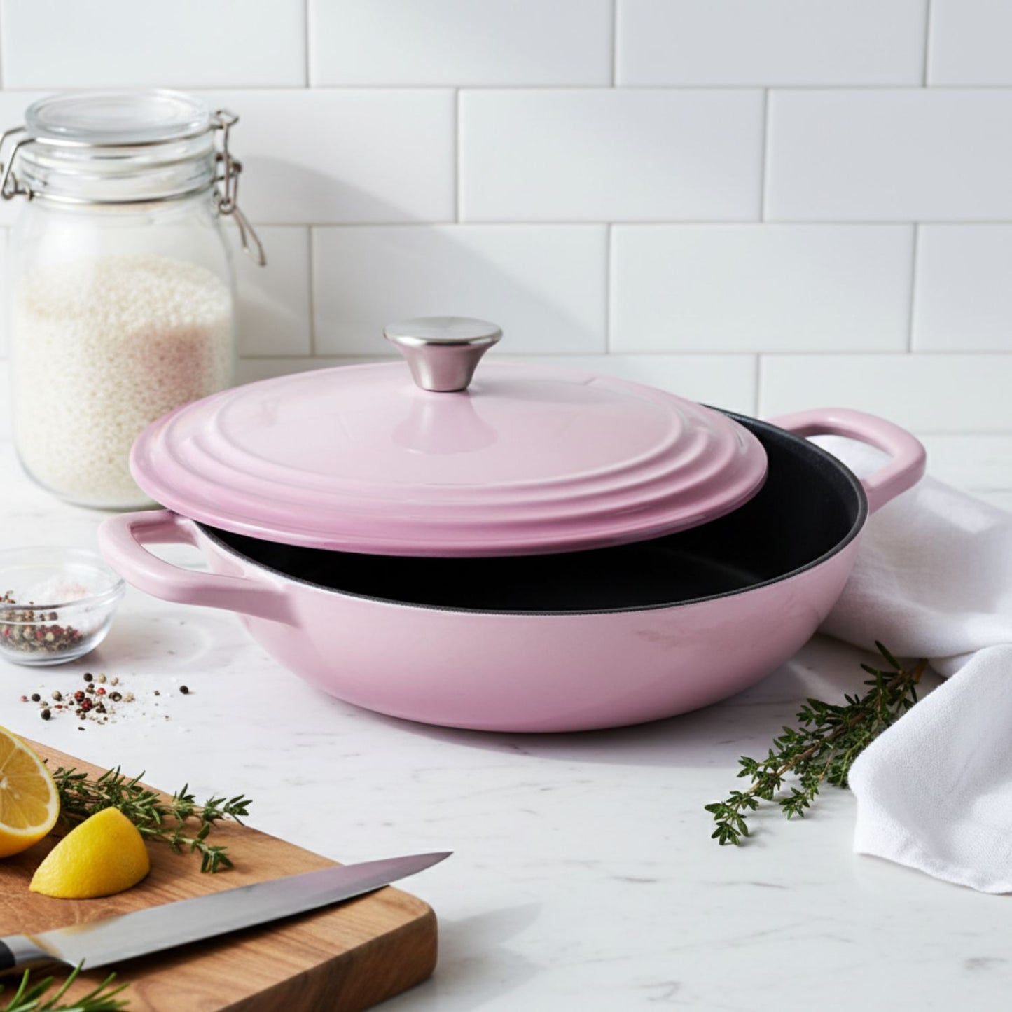 Enameled Cast Iron Braiser