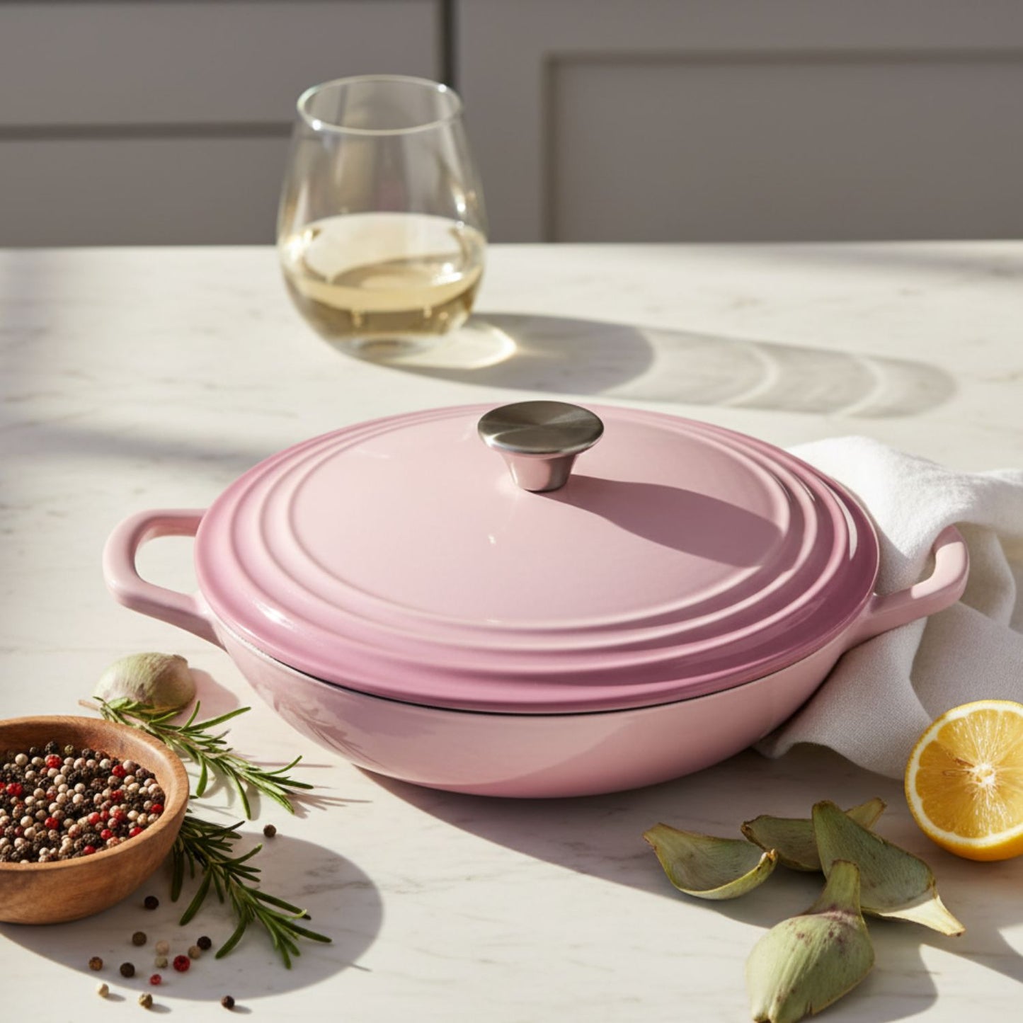 Enameled Cast Iron Braiser