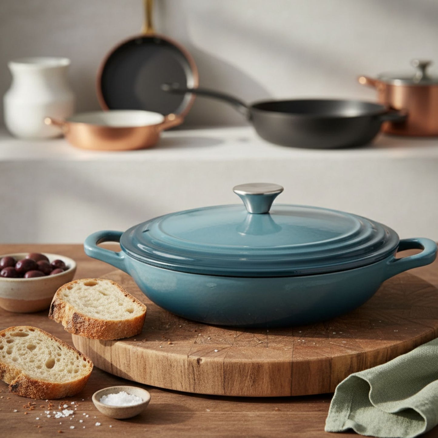 Enameled Cast Iron Braiser