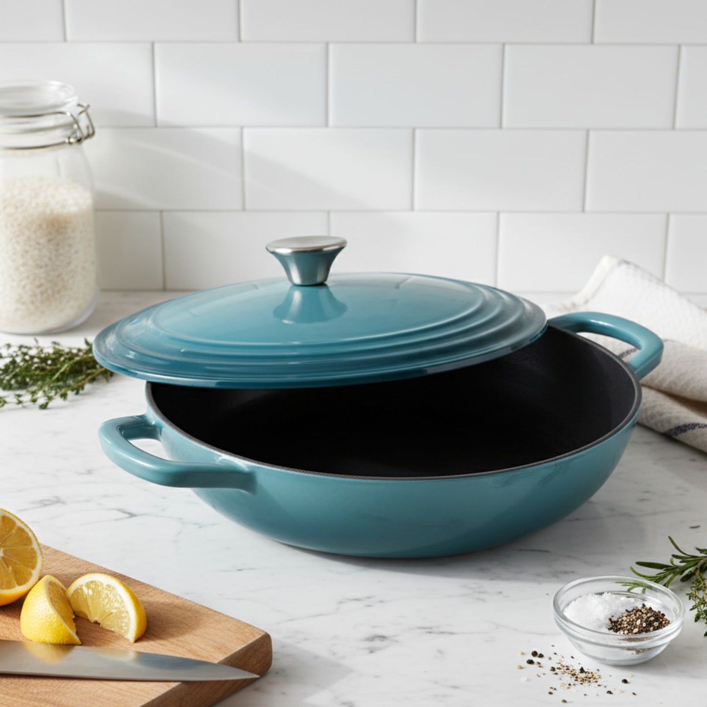 Enameled Cast Iron Braiser