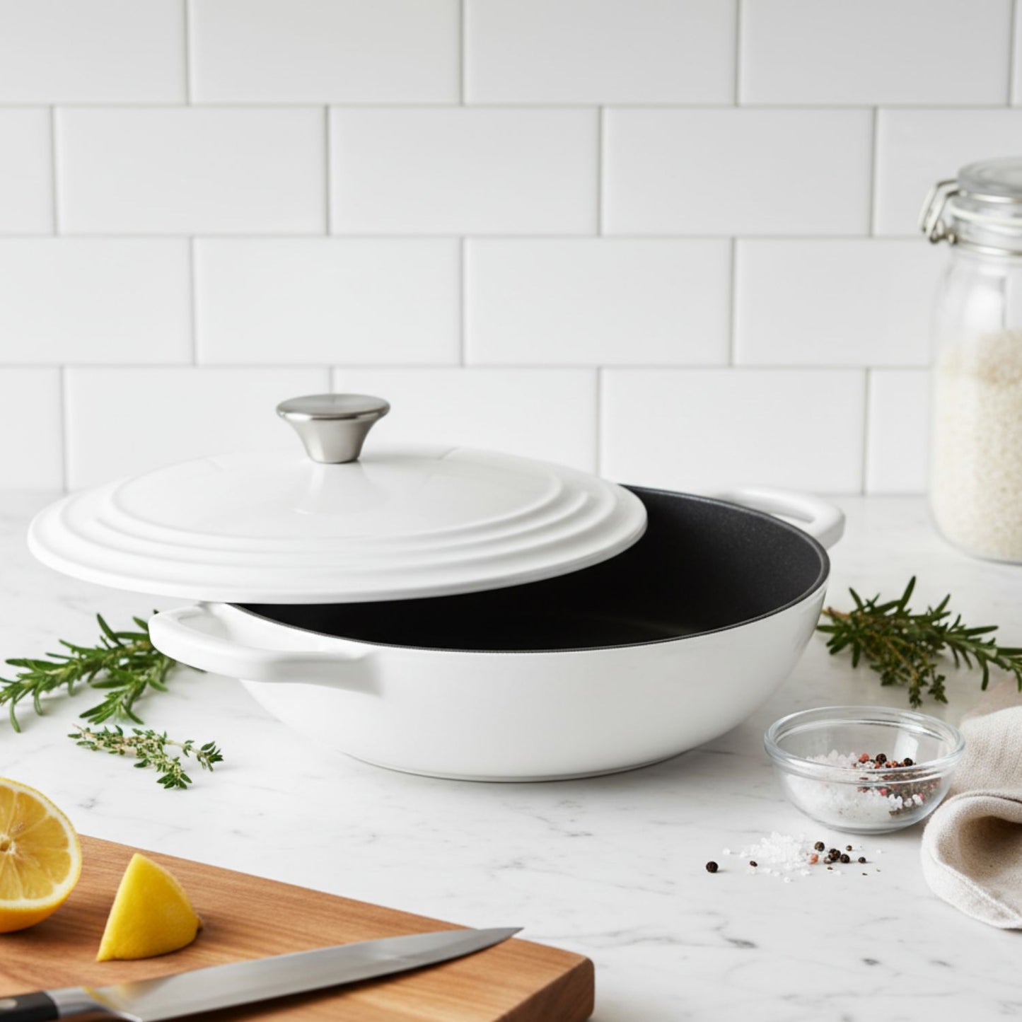 Enameled Cast Iron Braiser