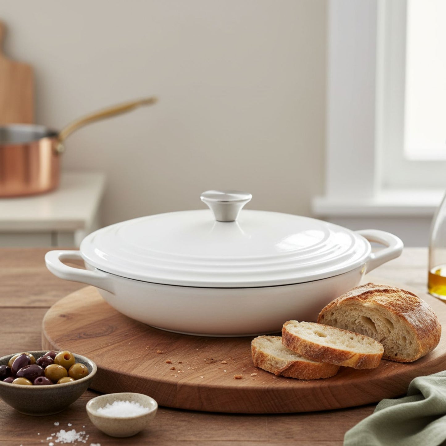 Enameled Cast Iron Braiser