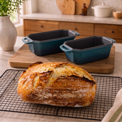 deep cyan  loaf pan 8.5x4.5 Inch