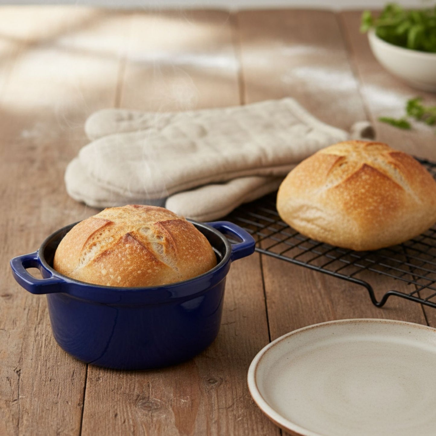 Mini Cast Iron Cocotte Set of 2