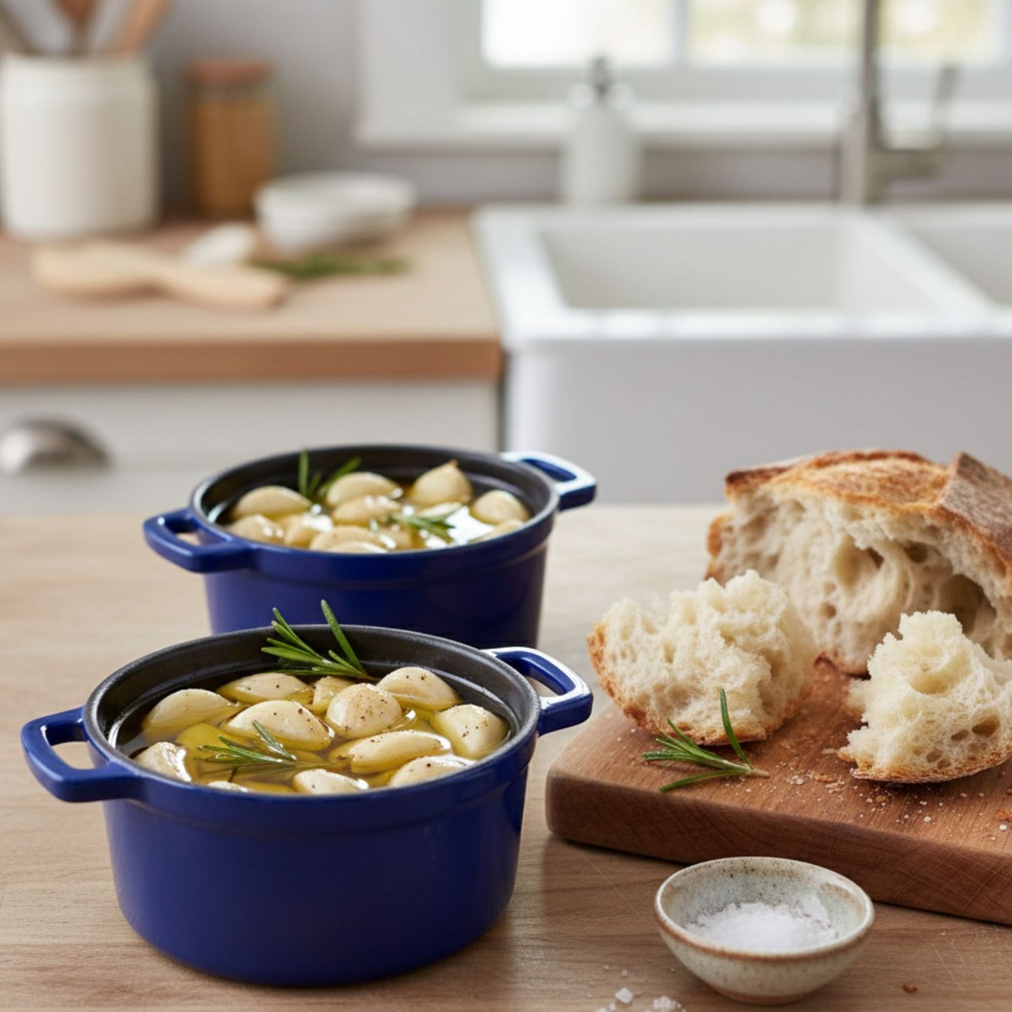 Mini Cast Iron Cocotte Set of 2