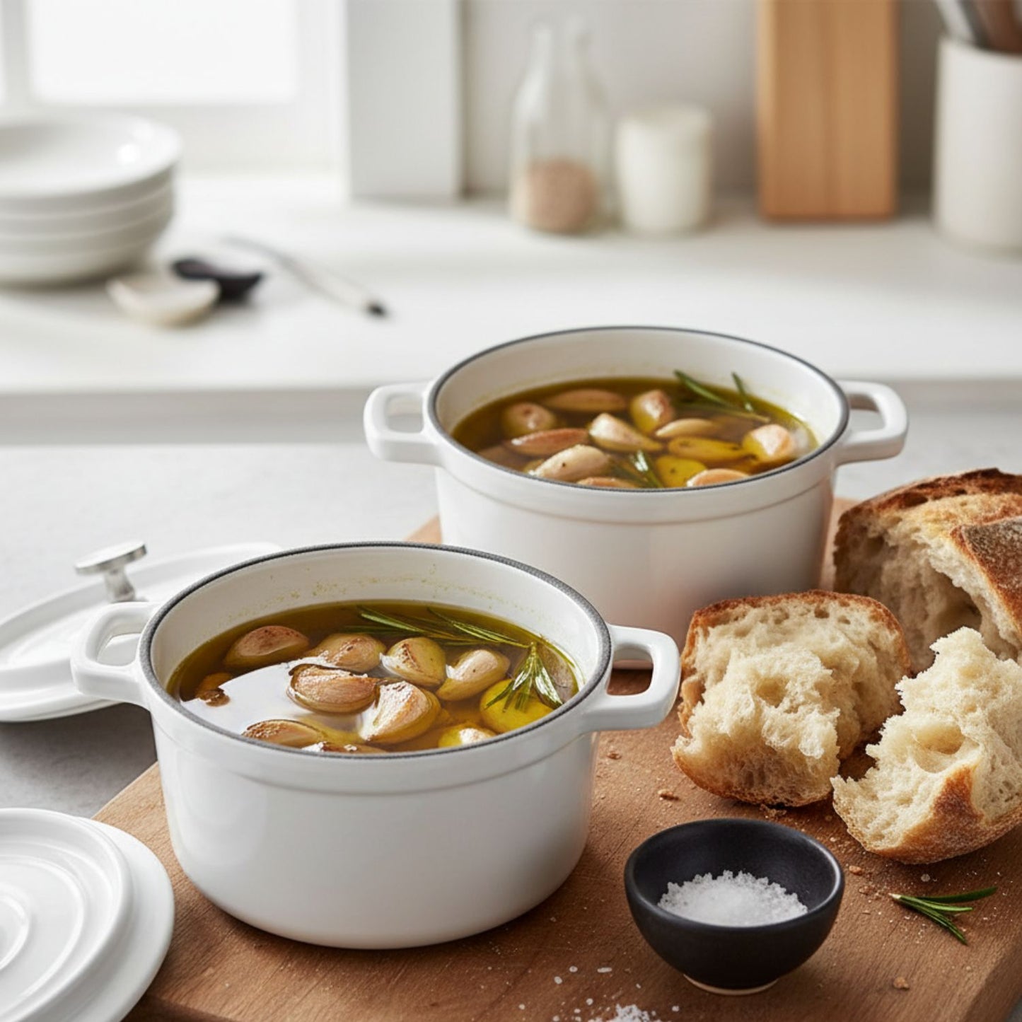 Mini Cast Iron Cocotte Set of 2