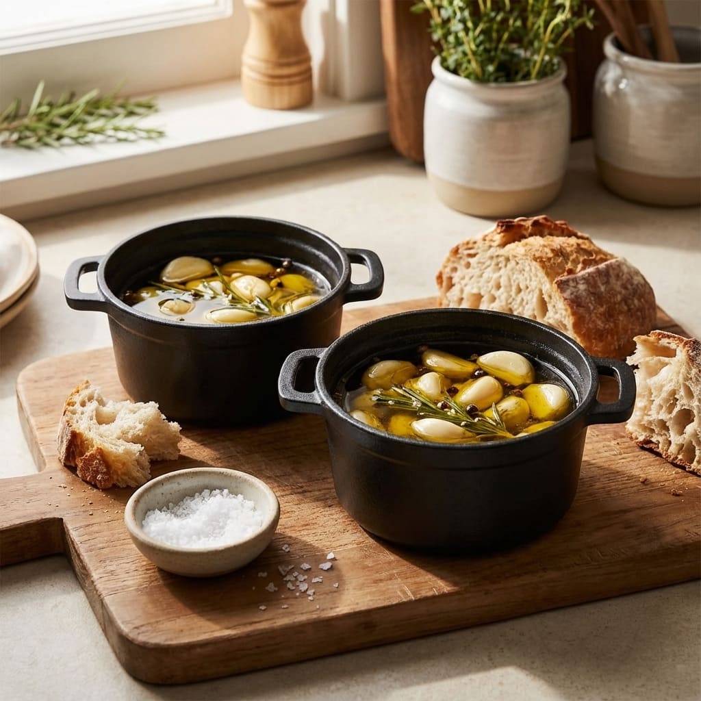 Mini Cast Iron Dutch Ovens, Set of 2