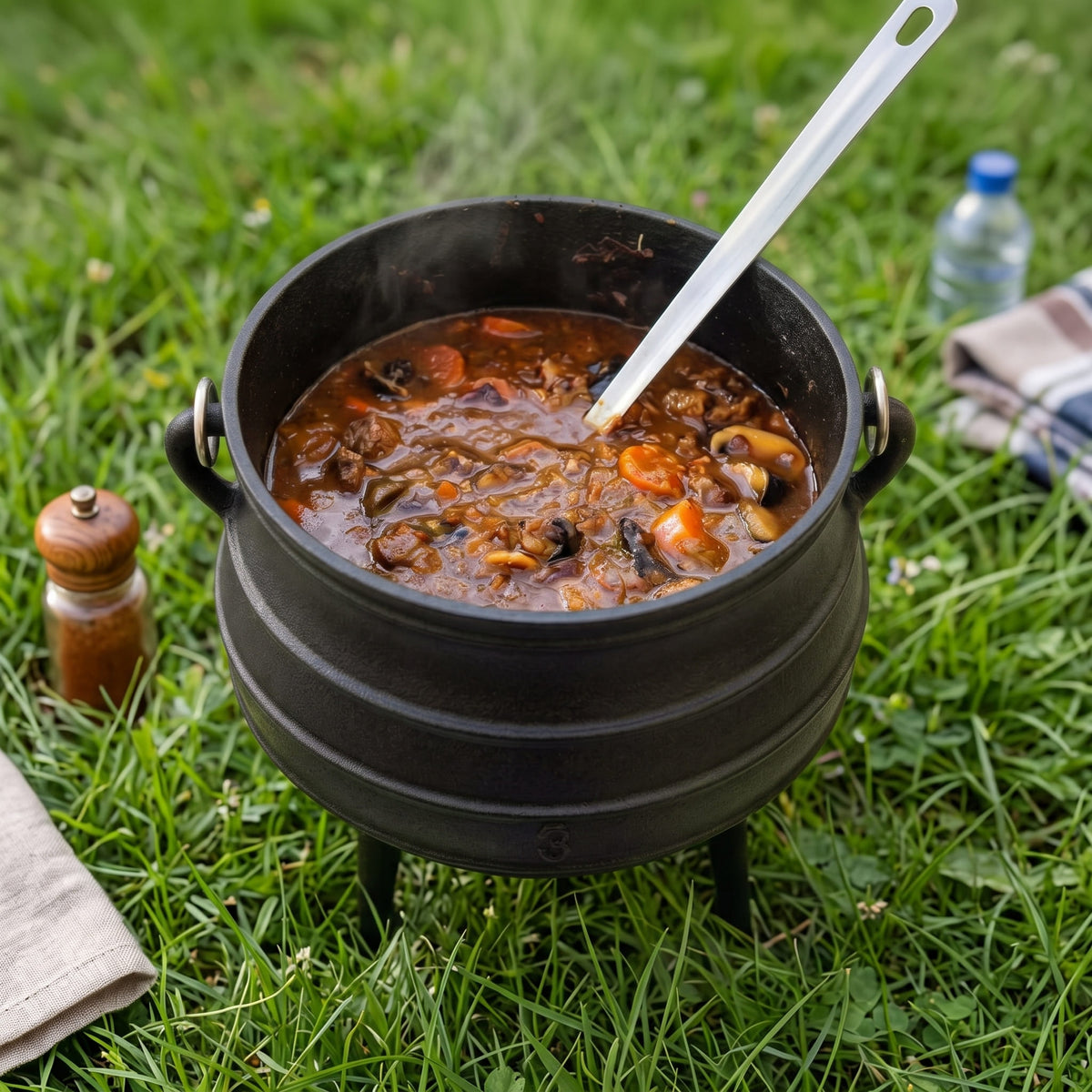 8 qt (Size #3) cast iron potjie