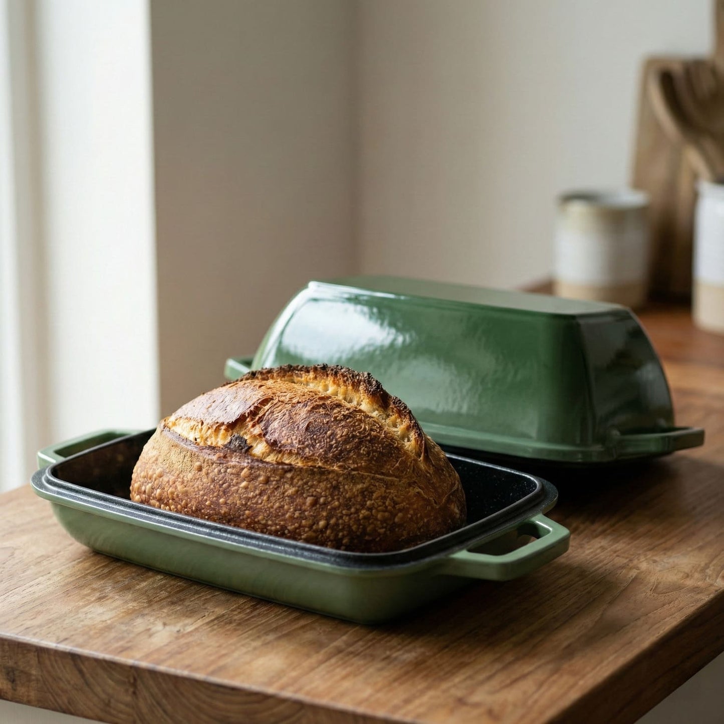 Enameled Cast Iron Bread Oven (Oval)