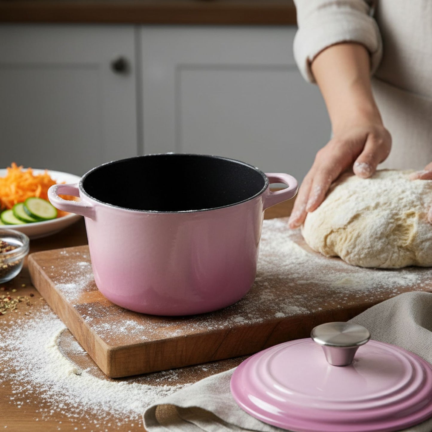 Enameled Cast Iron Rice Pot