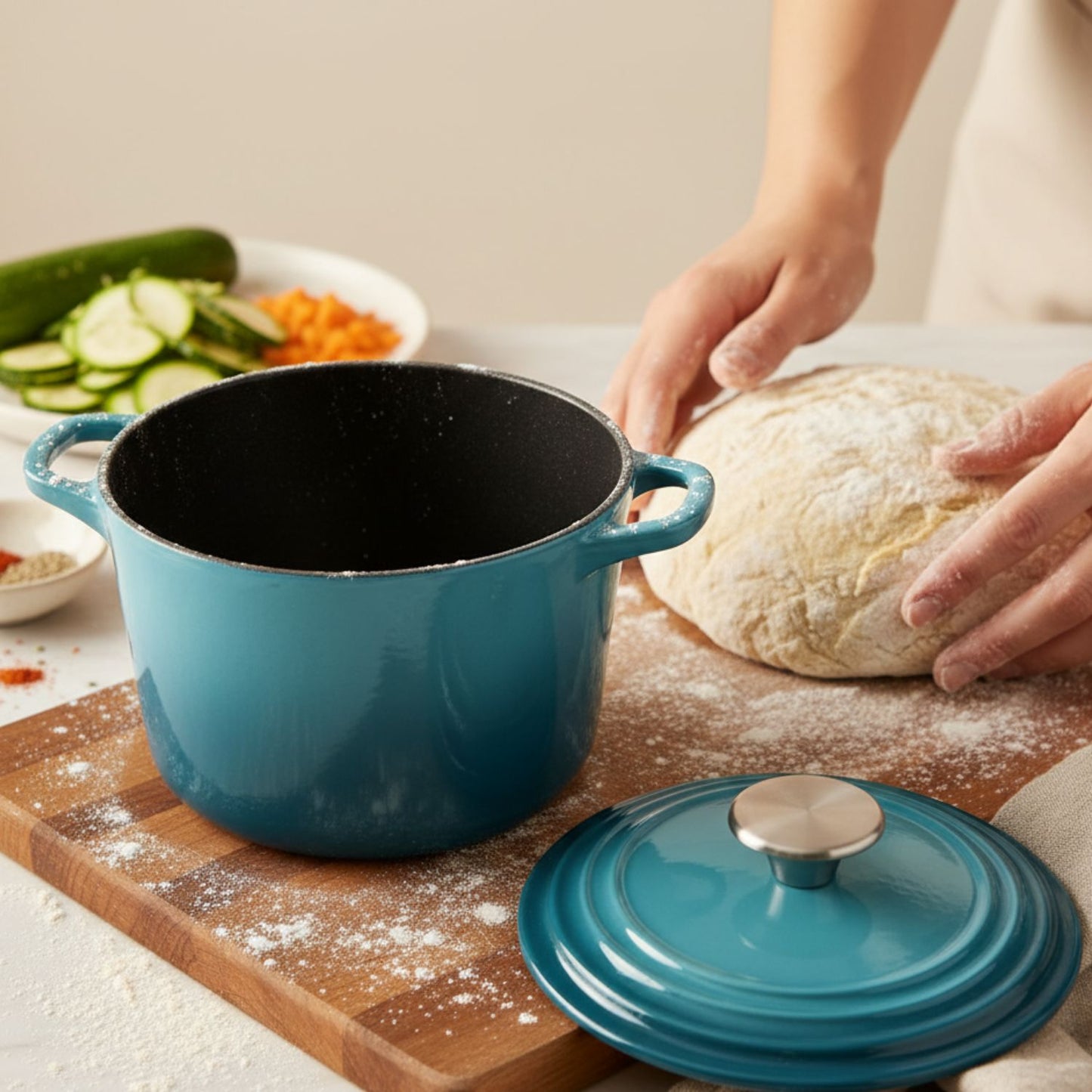 Enameled Cast Iron Rice Pot