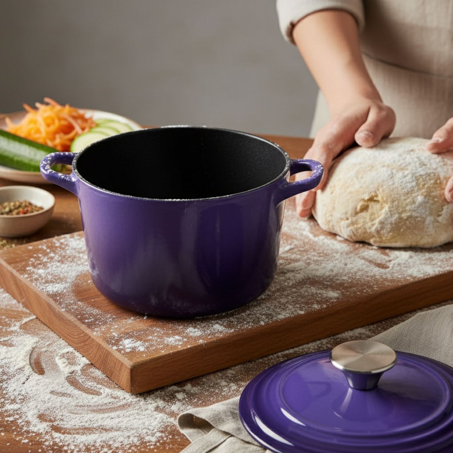 Enameled Cast Iron Rice Pot