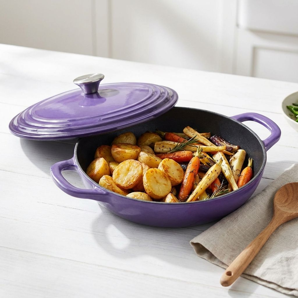 Enameled Cast Iron Braiser