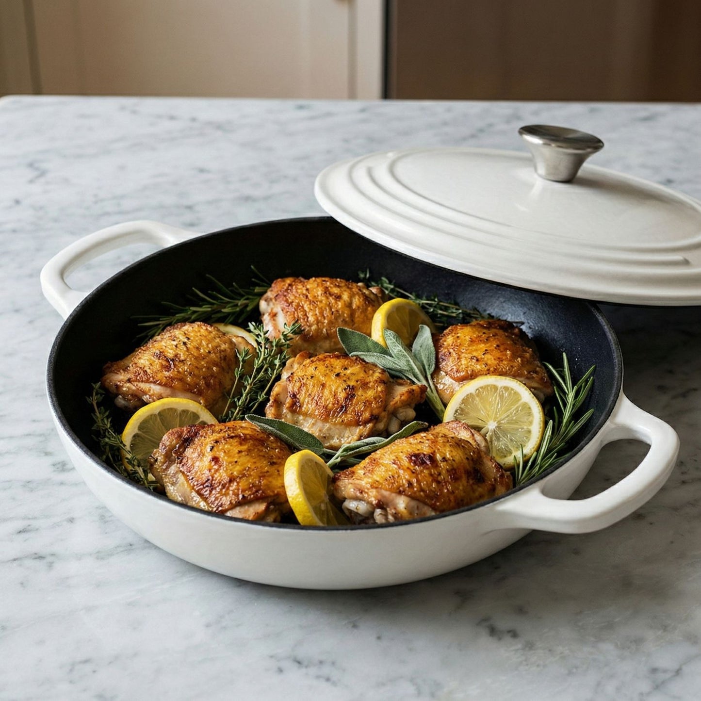 Enameled Cast Iron Braiser