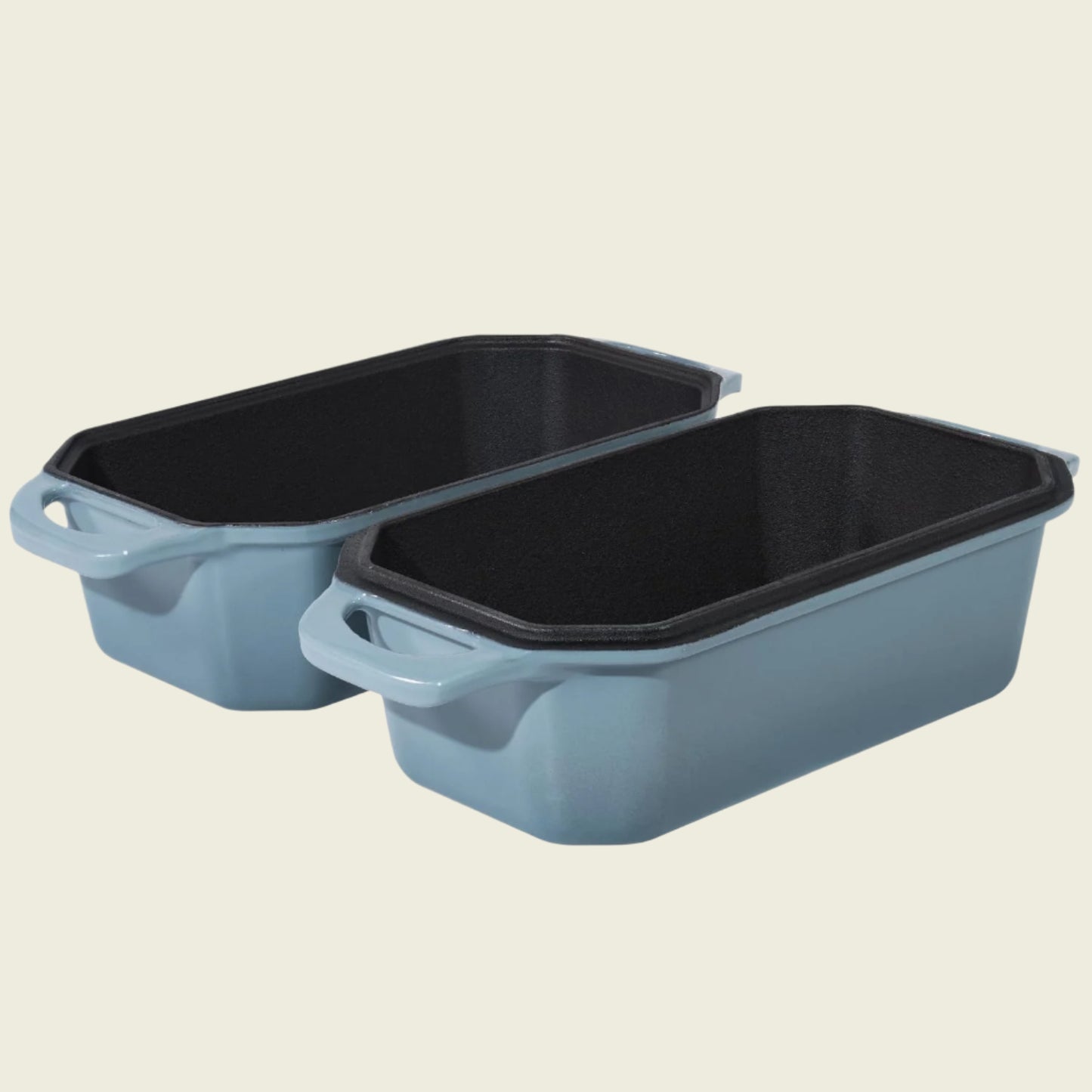 Flavehc Enameled Cast Iron Loaf Pan with Lid
