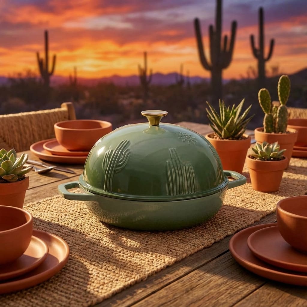 Enameled Cast Iron Bread Oven for Sourdough