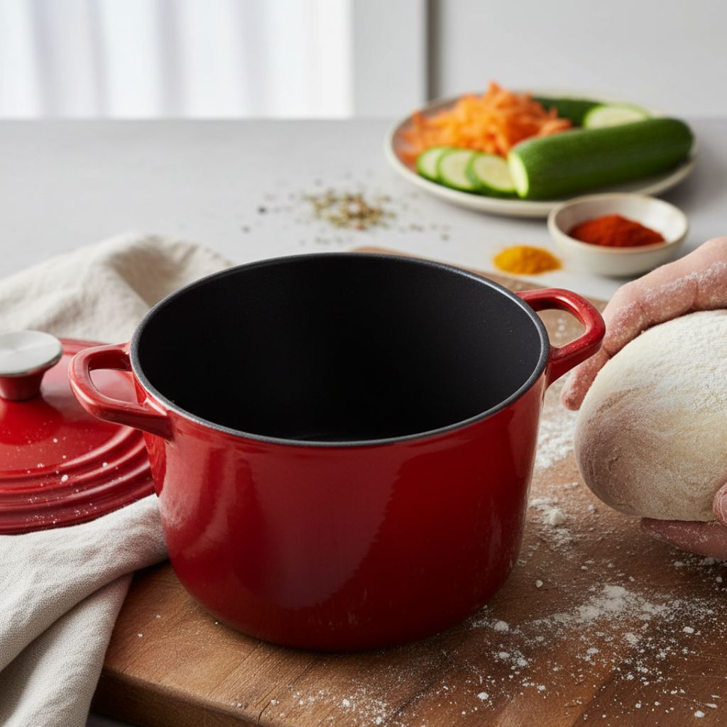 Enameled Cast Iron Rice Pot