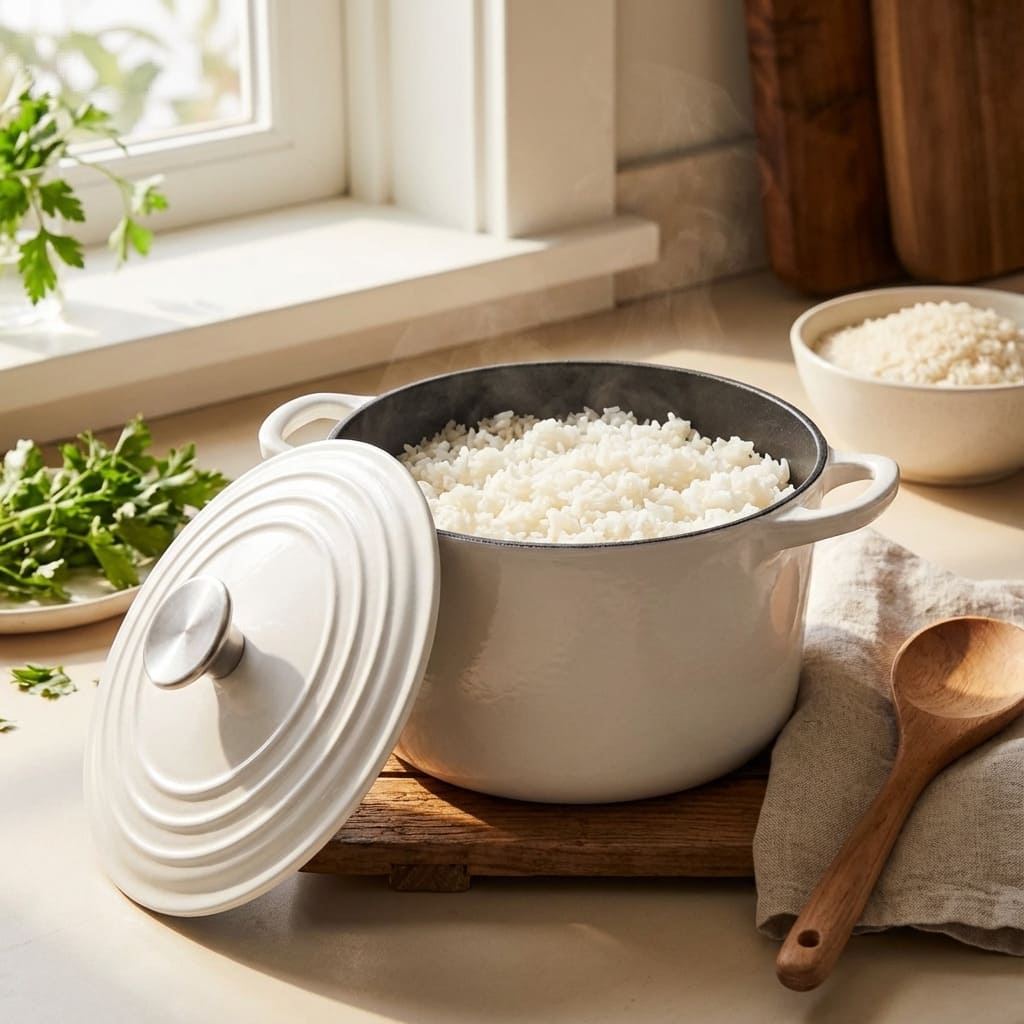 Enameled Cast Iron Deep Dutch Oven